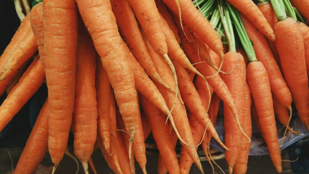 bunches of carrots