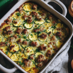 Gluten-Free Sausage Zucchini Bake