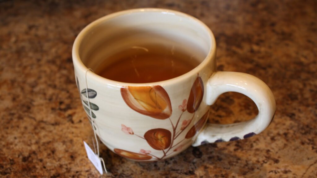 A cozy cup of tea in a mug